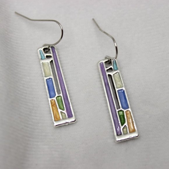 Jewelry - 🌟𝑺𝑨𝑳𝑬🌟2 𝒇𝒐𝒓 $12 - NEW Silver Handmade Carved Pattern Dangle Earrings